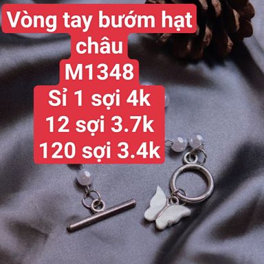Vòng tay bướm hạt châu